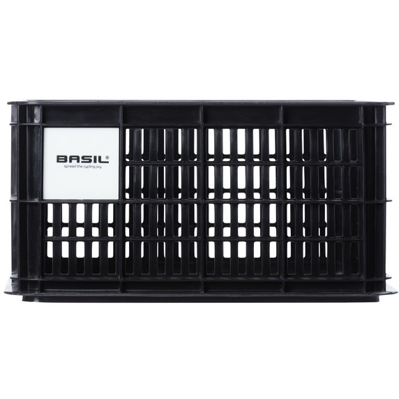 Basil Bike Crate 17.5L Recycled Black