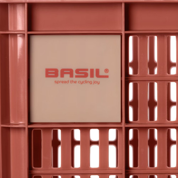 Basil Bike Crate 17.5L Terra Red