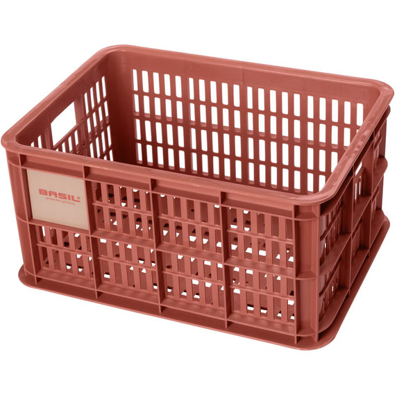 Basil Bike Crate 17.5L Terra Red