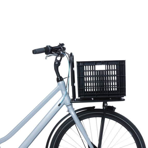 Basil Bike Crate 29.5L Recycled Black