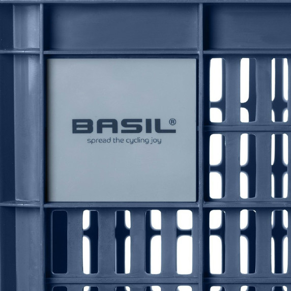 Basil Bike Crate 29.5L Recycled Bluestone