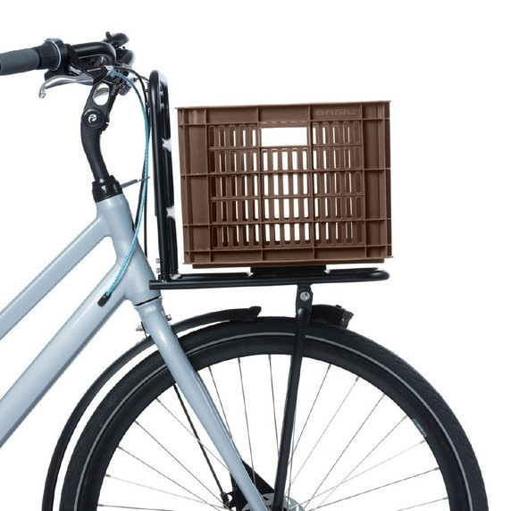 Basil Bike Crate 29.5L Recycled Brown