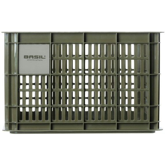 Basil Bike Crate 29.5L Recycled Moss Green