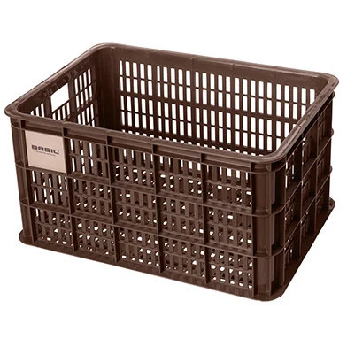 Basil Bike Crate 40L Recycled Brown