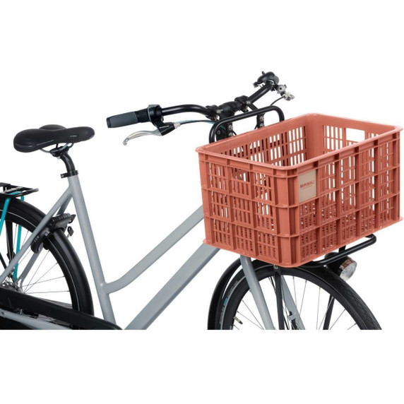 Basil Bike Crate 40L Recycled Terra Red