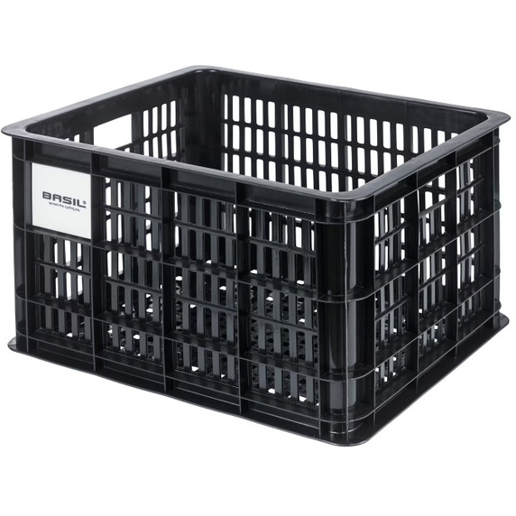 Basil Bike Crate MIK 29.5L Recycled Black