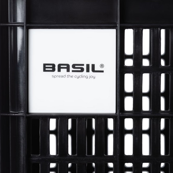 Basil Bike Crate MIK 29.5L Recycled Black