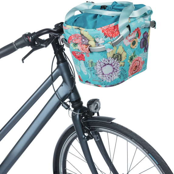 Basil Bloom Carry All Front Basket KF 15L Blue