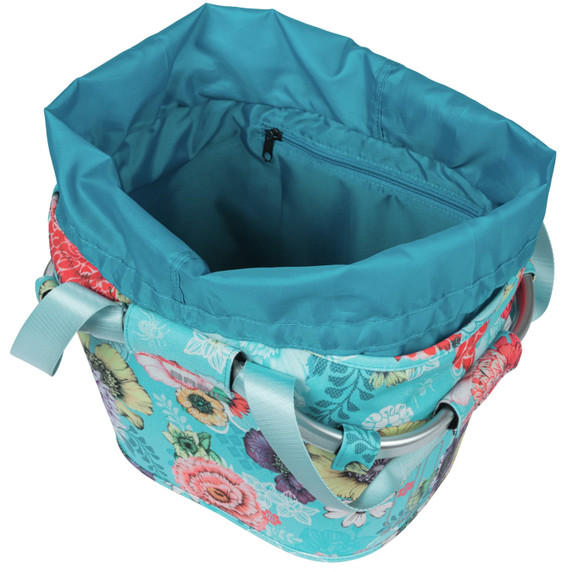 Basil Bloom Carry All Front Basket KF 15L Blue
