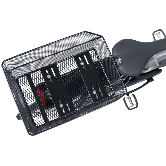Basil Cento Rear Basket WSL Black