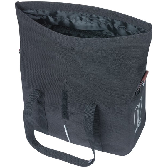 Basil City Handbag KF/Hook 8-11L Black