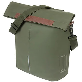 Basil City Shopper Bag 14-16L Moss Green