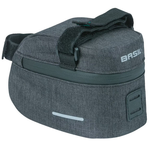 Basil Discovery 365D Saddle Bag M 1L Black Melee