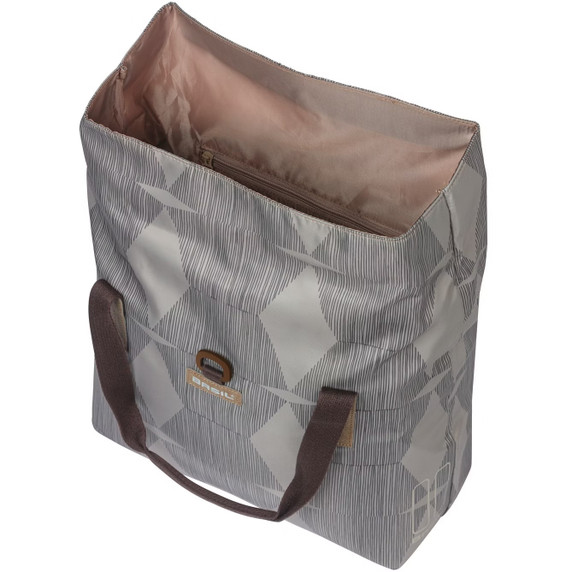 Basil Elegance Bike Shopper Bag 20-26L Chateau Taupe