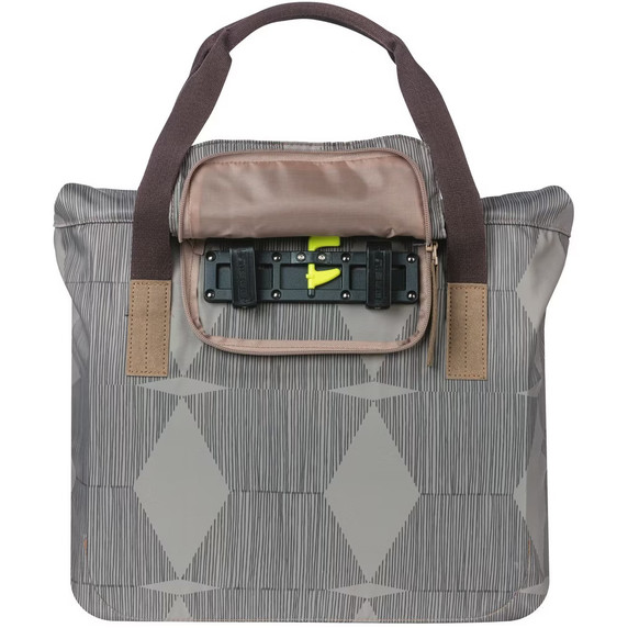 Basil Elegance Bike Shopper Bag 20-26L Chateau Taupe