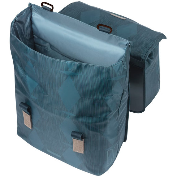 Basil Elegance Double Pannier Bag MIK 40-49L Estate Blue