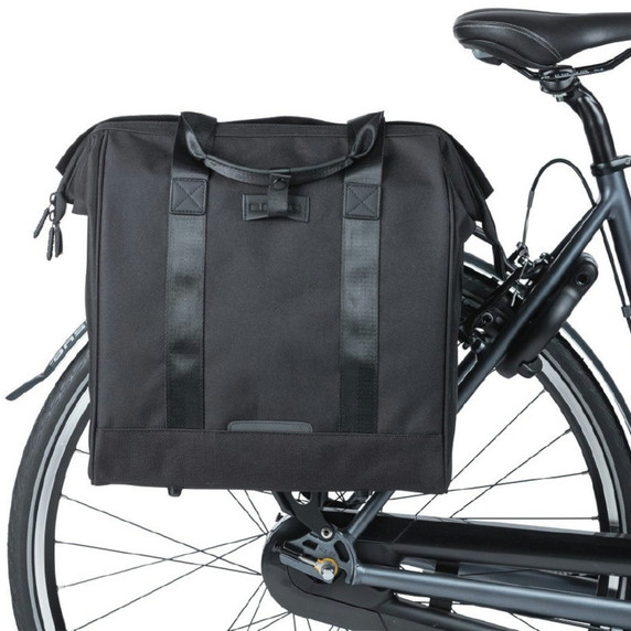 Basil Grand Bike Shopper Bag 23L Black