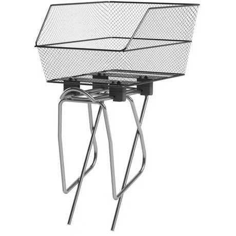 Basil Icon Large Rear Basket WSL Black