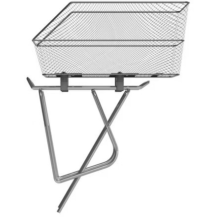 Basil Icon Large Rear Basket WSL Black