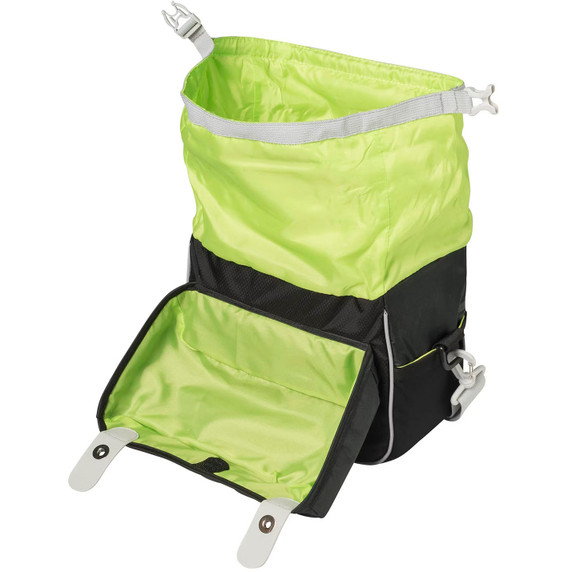Basil Miles Handlebar Bag 6L Black Lime