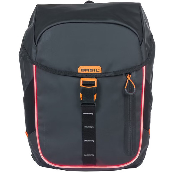 Basil Miles Tarpaulin Backpack Nordlicht LED 17L Black
