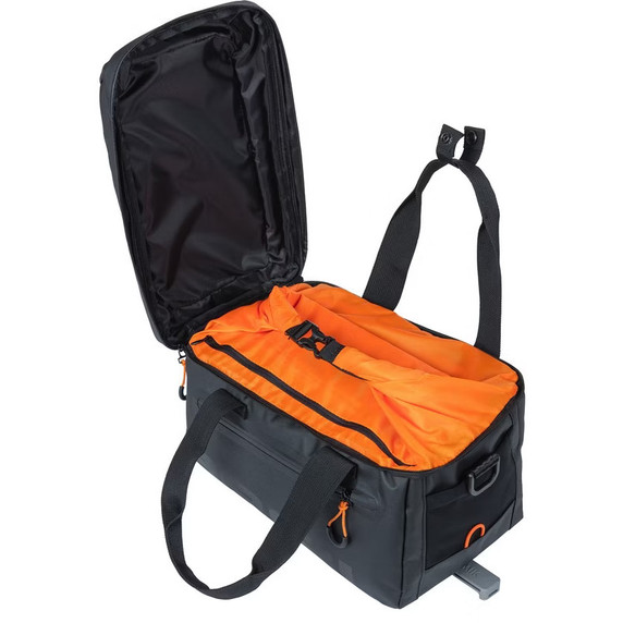 Basil Miles Trunkbag MIK Tarpaulin 7L Black/Orange