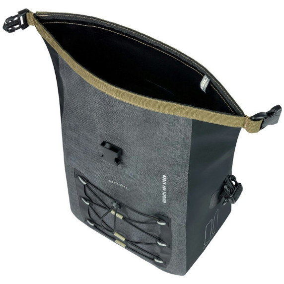 Basil Navigator Storm MIK Side Pannier Bag 12-15L Black