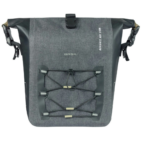Basil Navigator Storm MIK Side Pannier Bag 12-15L Black