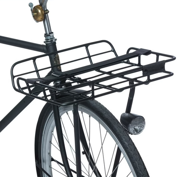 Basil Portland Front Carrier Matt Black