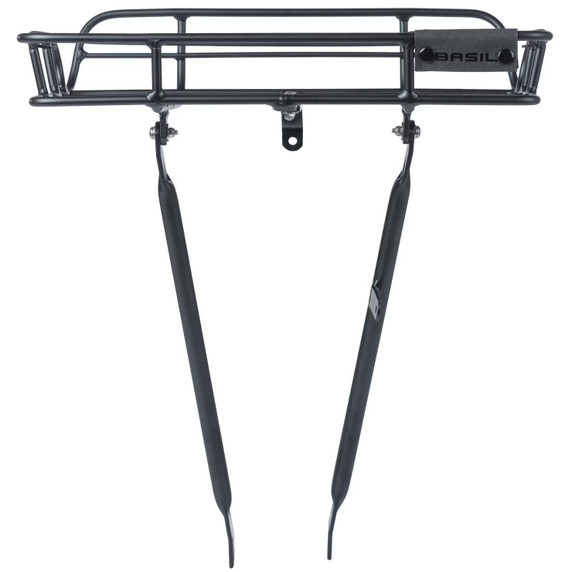 Basil Portland Front Carrier Matt Black