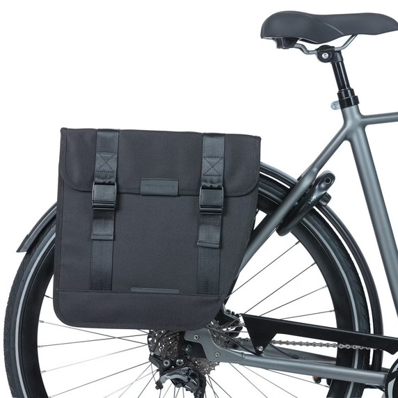 Basil Tour XL Double Pannier Bag 35L Black