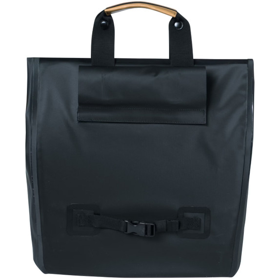 Basil Urban Dry Shopper Bag 25L Matt Black