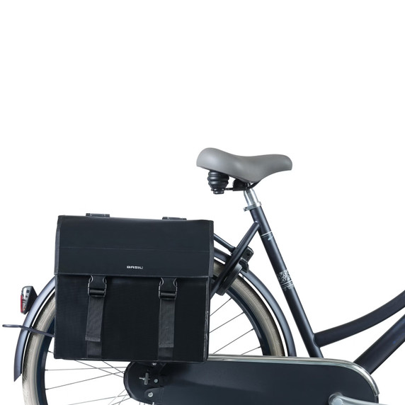Basil Urban Load Double Bag 48-53L Black