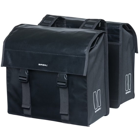 Basil Urban Load Double Bag 48-53L Black