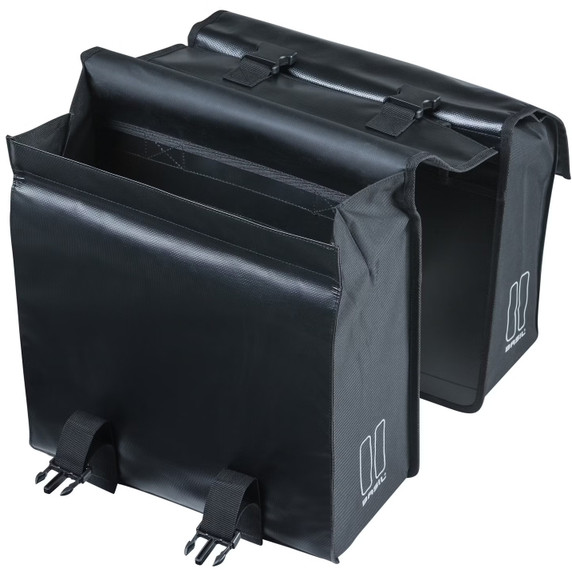 Basil Urban Load Double Bag 48-53L Black