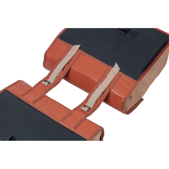 Basil Urban Load Double Pannier 48-53L Terra Red
