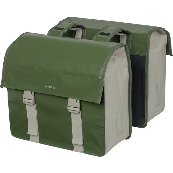 Basil Urban Load Double Pannier Bag 48-53L Moss Green