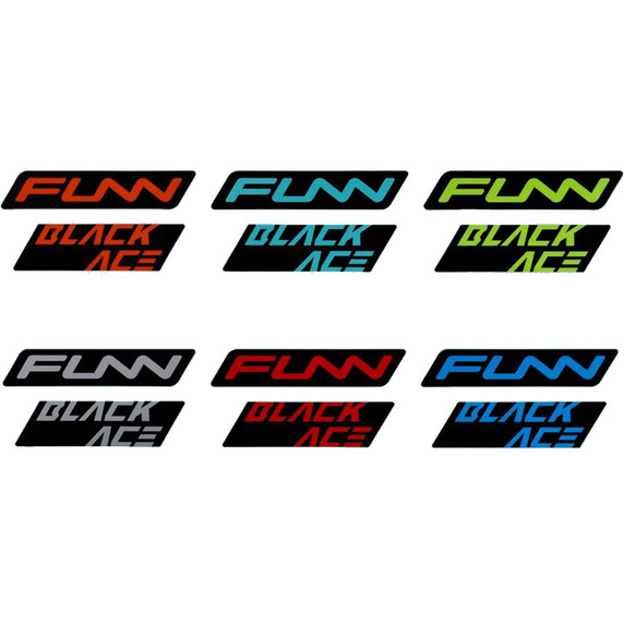 FUNN Black Ace V 2 Carbon H-Bar 785mm 15mm Rise Black W/Decal Kit