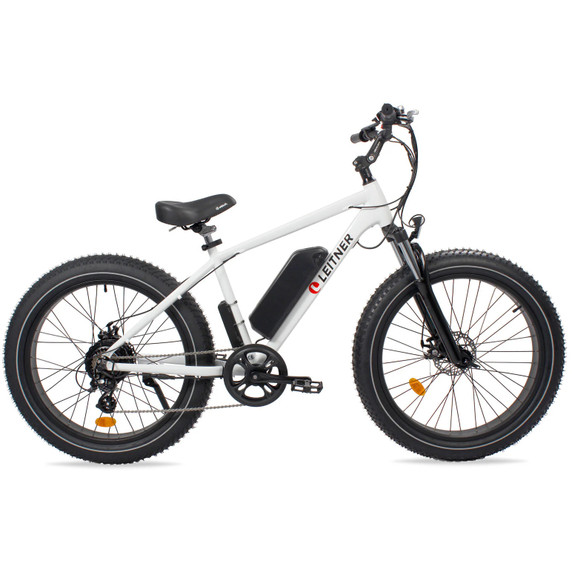 Leitner Electric Fat High Power Off-Road Ebike White 15ah