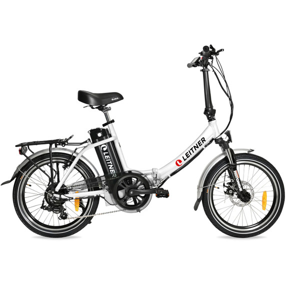 Leitner Libelle 20inch Step Thru Folding Ebike White 15ah