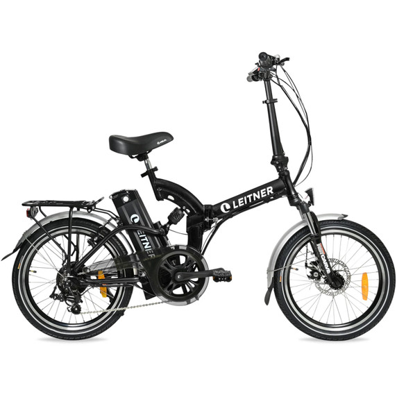 Leitner SuperT 20inch Dual Suspension Folding Ebike Black 10ah