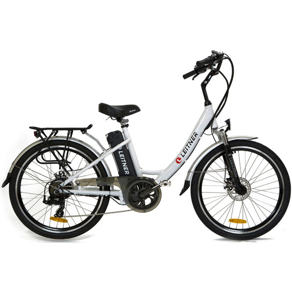 Leitner Venice Cruiser 26inch Step-Thru Ebike White 15ah