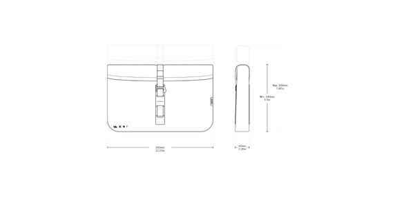 USWE Handlebar Accessory Bag Black Bikepacking Bag