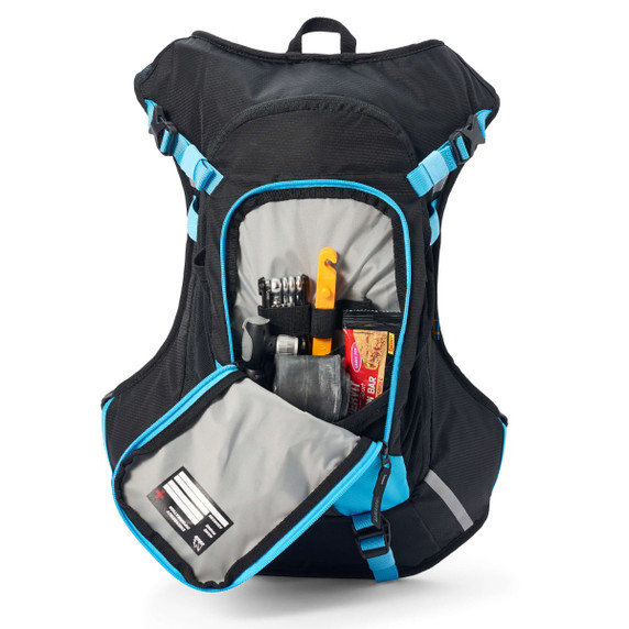 USWE Hydro 12L Black/Horizon Blue MTB Hydration Pack