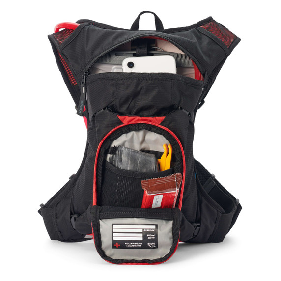 USWE Hydro 3L Black/USWE RED MTB Hydration Pack