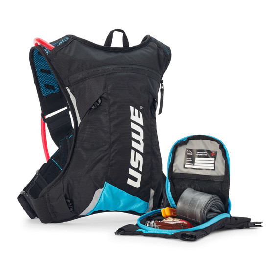 USWE Hydro 3L MTB Black/Blue Horizon Hydration Pack