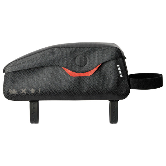 USWE Top Tube Bag Magnetic Black Bikepacking Bag