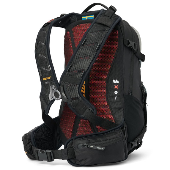 USWE Watt 25L Black E-MTB Protector Backpack