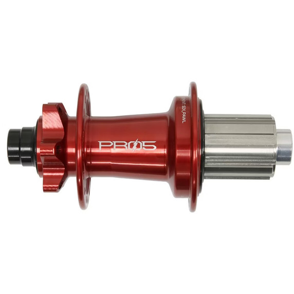 Hope Pro 5 E Rear Hub 6 Bolt 148x12mm 32H Red Shimano HG