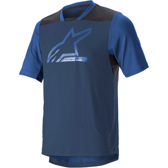 Alpinestars Drop 6 V2 SS MTB Jersey Blue Black